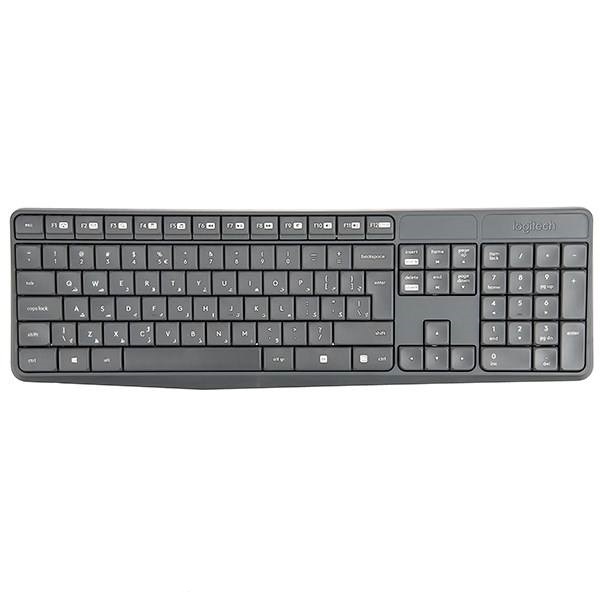 کیبورد و ماوس بی سیم لاجیتک مدل MK235 با حروف فارسی
